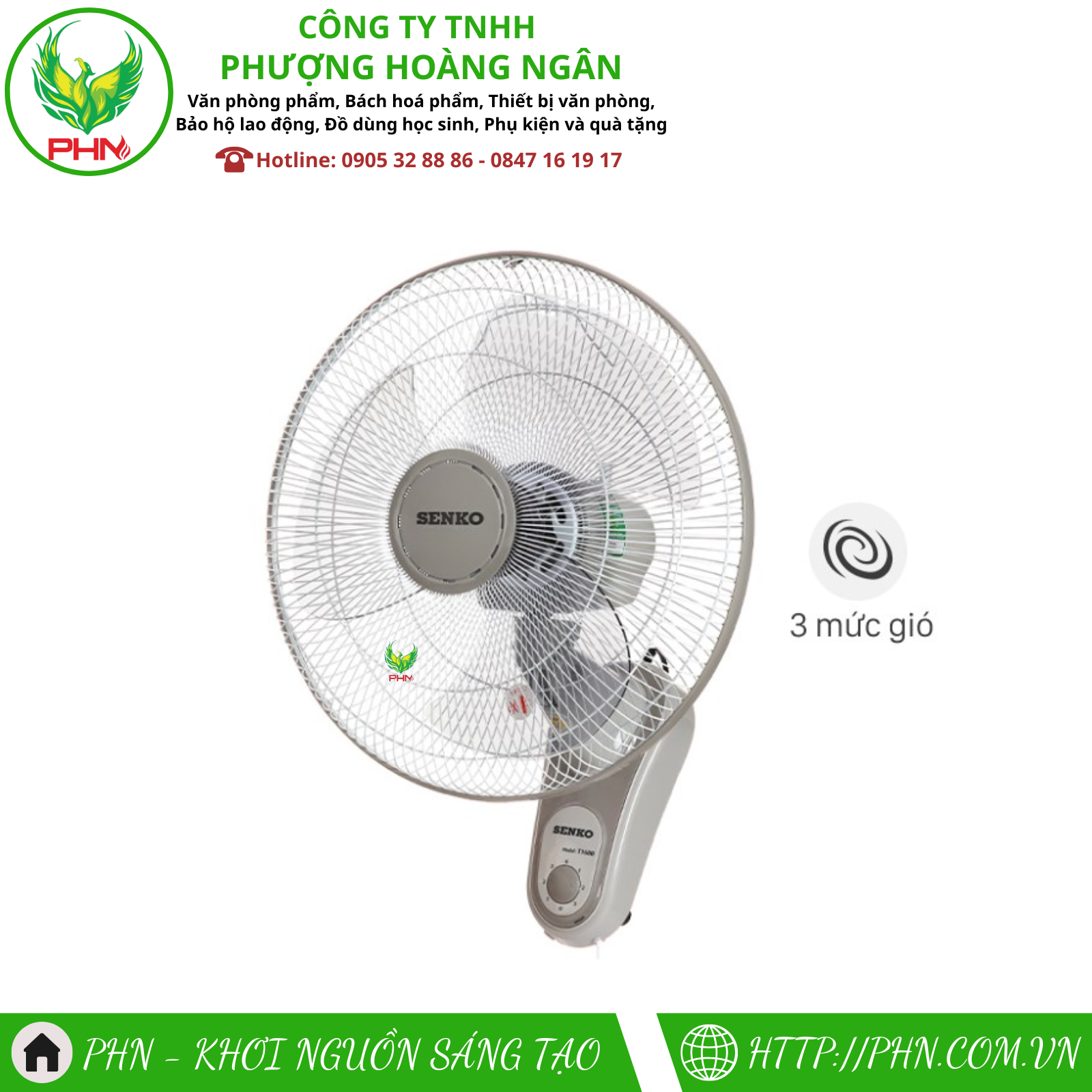  Quạt treo SENKO T1680 47w - 1 Dây giật
