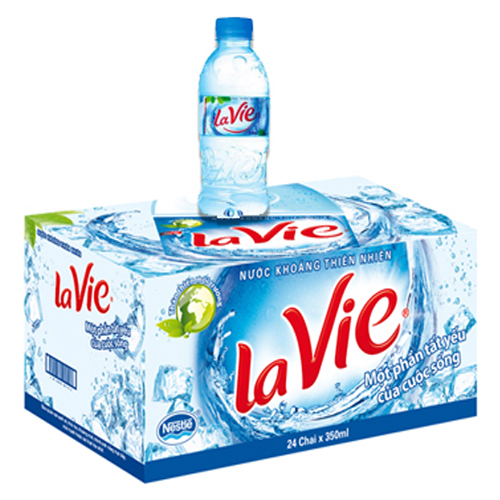 Nước khoáng Lavie 24*350ml (thùng 24 chai)