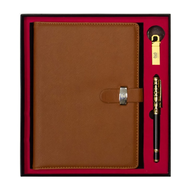 Set Quà Sổ da Bút ký USB ASPENEY2