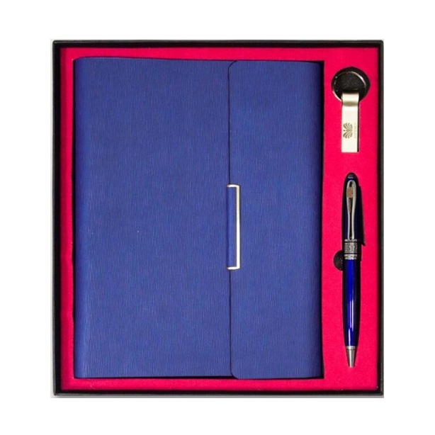 Set Quà tặng Sổ da Bút ký USB ASPENEY5