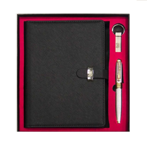 Set Quà tặng Sổ da Bút ký USB ASPENEY3