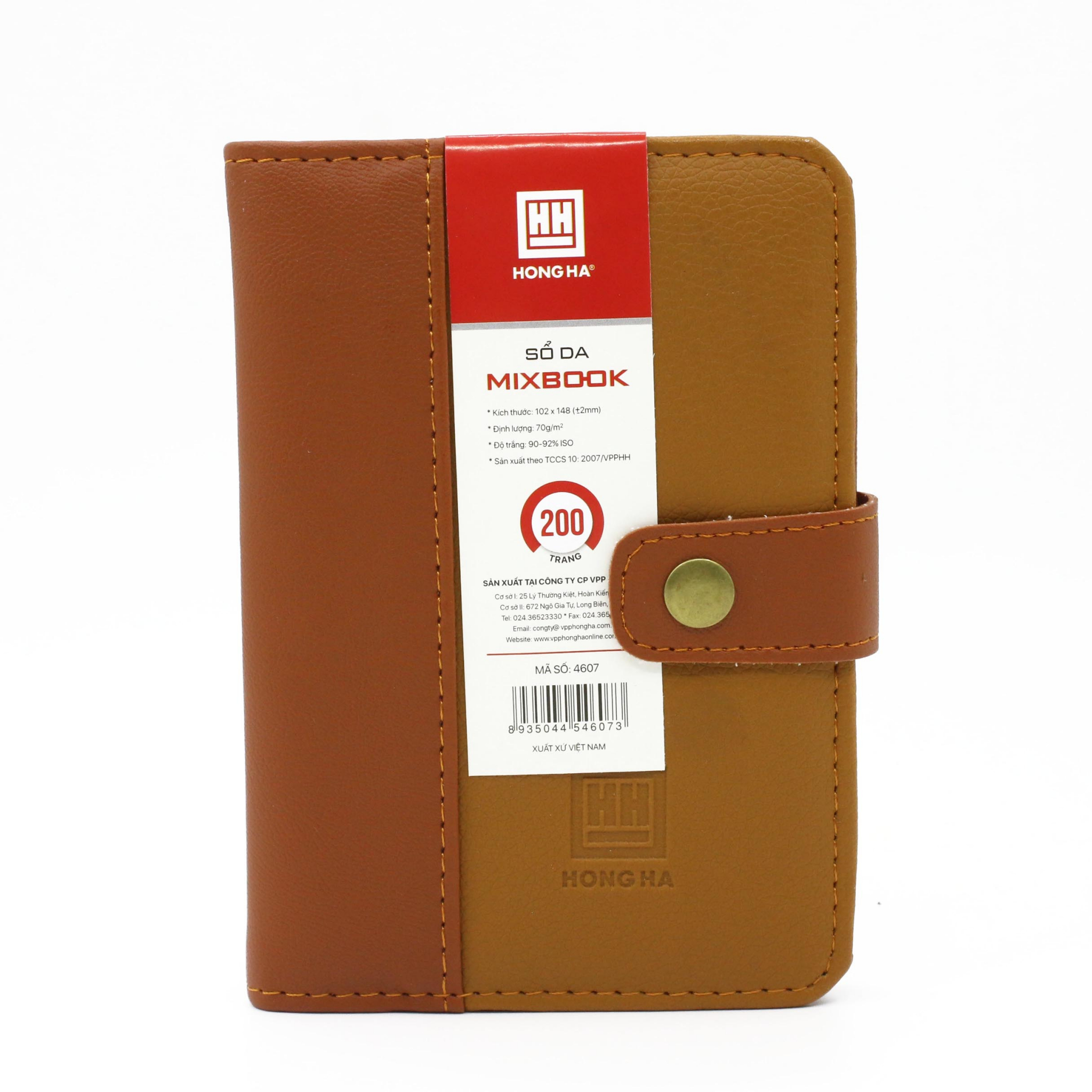 Sổ da Mixbook, A6, 200tr