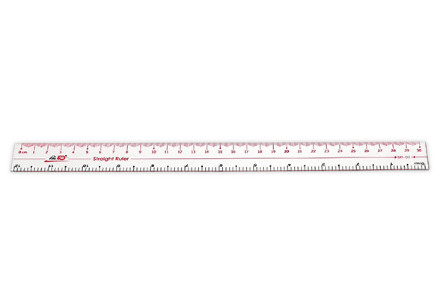 Thước thẳng PVC 30cm