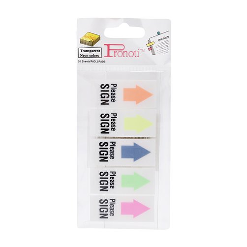 Giấy note Please sign Pronoti 45649 trong 5 màu - 50 tờ/tập
