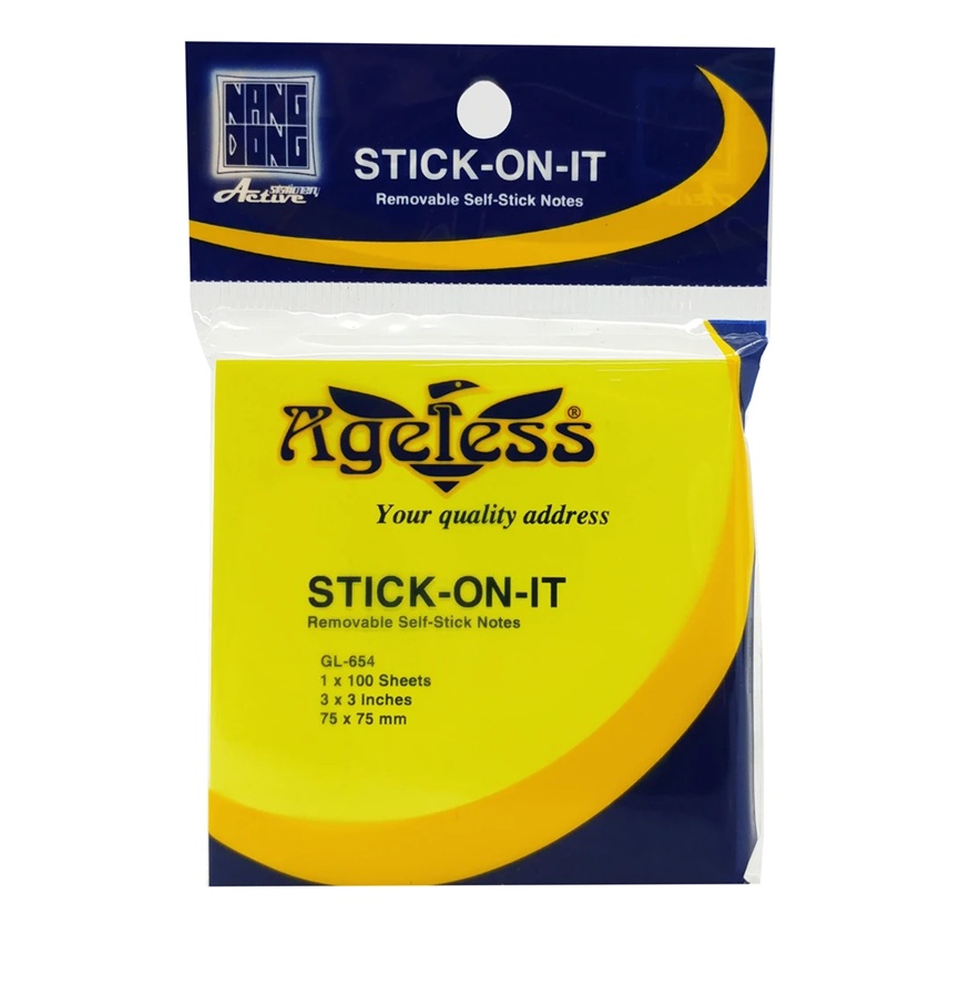 Giấy Note 3x3 Vàng (Ageless) 